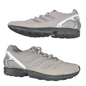 Adidas Youth Torsion ZX Flux Gray Mesh Sneakers Size 3.5 Athletic Shoes jh1774